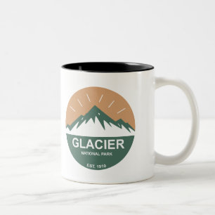 Nationaal park Glacier Tweekleurige Koffiemok