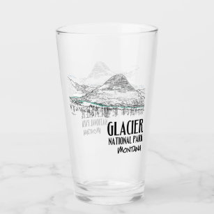 Nationaal park Glacier Verborgen meer Montana Glas