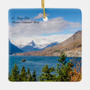 Nationaal park Gletier Keramisch Ornament