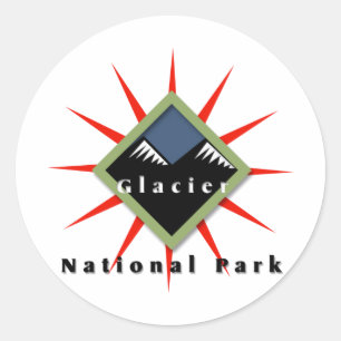 Nationaal Park, Gletsjer Ronde Sticker