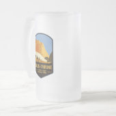 Nationaal park Golden Throne Capitol Reef Matglas Bierpul (Voorkant links)