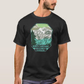 Nationaal park Goode Mountain Retro North Cascades T-shirt (Voorkant)