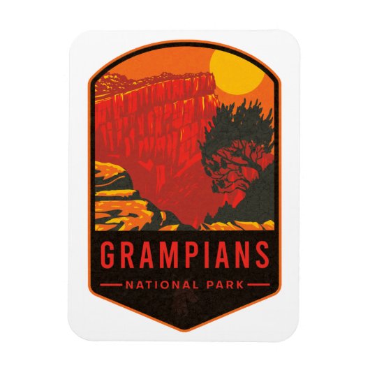 Nationaal park Grampians Magneet (Verticaal)