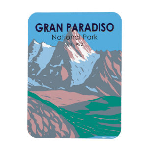 Nationaal park Gran Paradiso Italië  Magneet