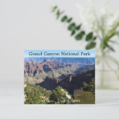 Nationaal park Grand Canyon 100 jaar Briefkaart (Staand voorkant)