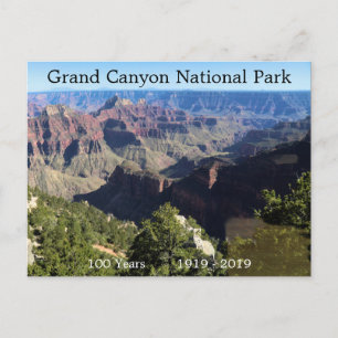 Nationaal park Grand Canyon 100 jaar Briefkaart