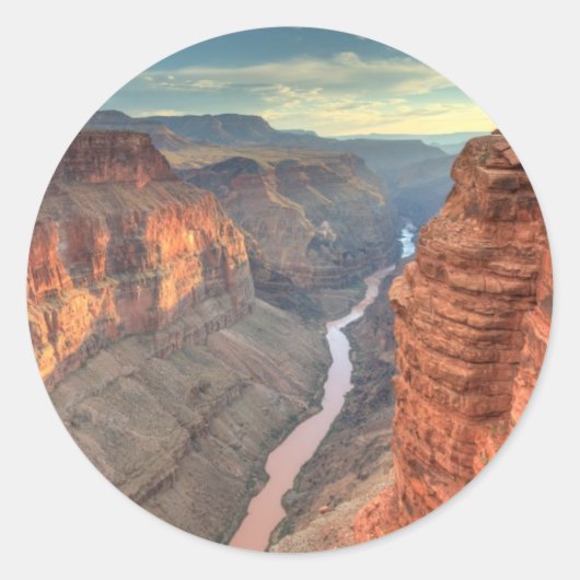 Nationaal park Grand Canyon 3 Ronde Sticker (Voorkant)