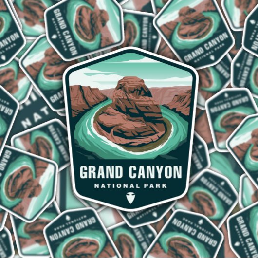 Nationaal park Grand Canyon | Afgesneden Sticker