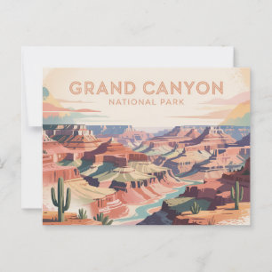 Nationaal park Grand Canyon ansichtkaart vintage Briefkaart