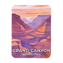 Nationaal park Grand Canyon Aquarel Reis Kunst