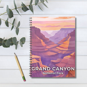 Nationaal Park Grand Canyon Aquarel Reis Kunst Notitieboek