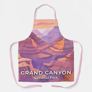 Nationaal park Grand Canyon Aquarel Reis Kunst Schort