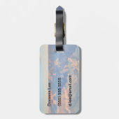 Nationaal park Grand Canyon, AZ Bagagelabel (Achterkant verticaal)