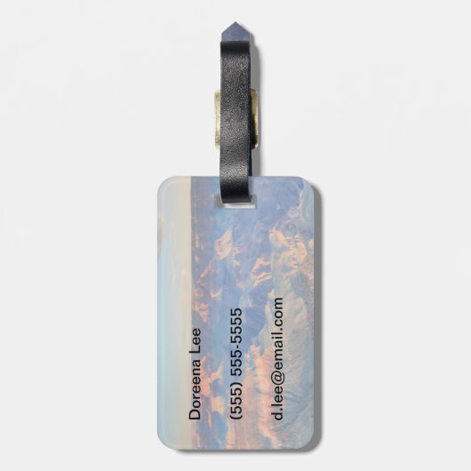 Nationaal park Grand Canyon, AZ Bagagelabel (Achterkant verticaal)