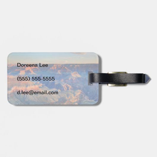 Nationaal park Grand Canyon, AZ Bagagelabel (Achterkant horizontaal)