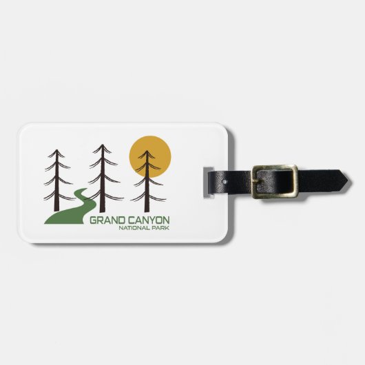 Nationaal Park Grand Canyon Bagagelabel (Voorkant horizontaal)