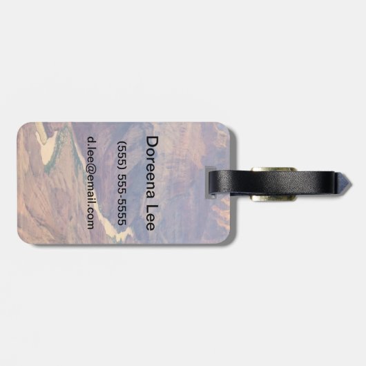 Nationaal park Grand Canyon Bagagelabel (Achterkant horizontaal)