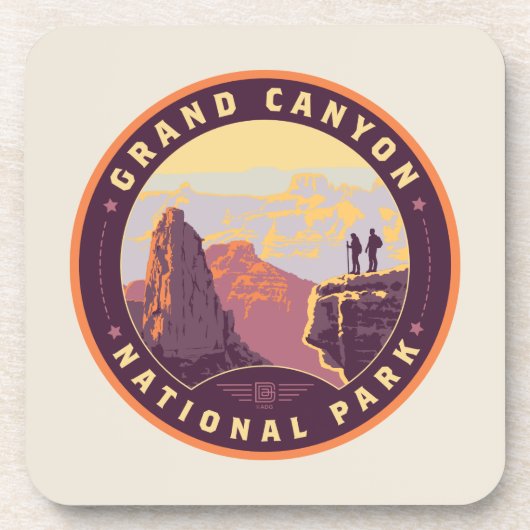 Nationaal park Grand Canyon Bier Onderzetter (Voorkant)