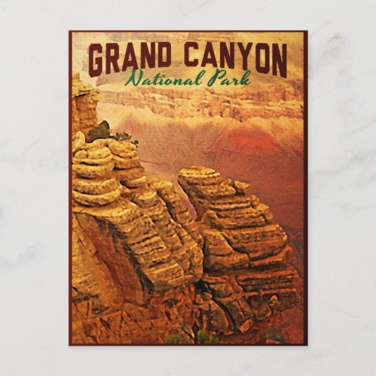 Nationaal park Grand Canyon Briefkaart (Voorkant)