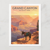 Nationaal park  Grand Canyon Briefkaart (Voorkant)