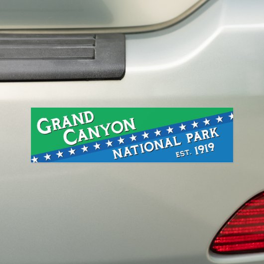 Nationaal park Grand Canyon Bumpersticker (Op auto)