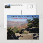 Nationaal park Grand Canyon Centennial 2019 Briefkaart (Voorkant / Achterkant)