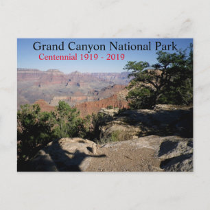 Nationaal park Grand Canyon Centennial 2019 Briefkaart