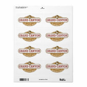Nationaal park Grand Canyon Etiket (Full Sheet)