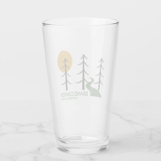 Nationaal Park Grand Canyon Glas (Achterkant)