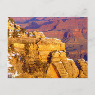 Nationaal park Grand Canyon in de winter Briefkaart