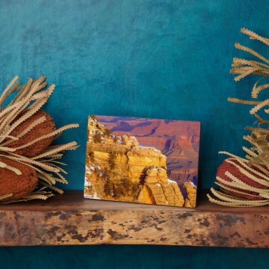 Nationaal park Grand Canyon in de winter Fotoplaat (Zijkant)