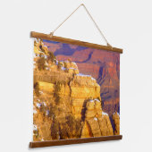 Nationaal park Grand Canyon in de winter Hangend Wandkleed (Gebogen)