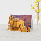 Nationaal park Grand Canyon in de winter Kaart (Gele Bloem)