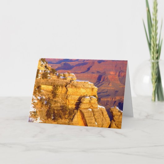 Nationaal park Grand Canyon in de winter Kaart (Voorkant)