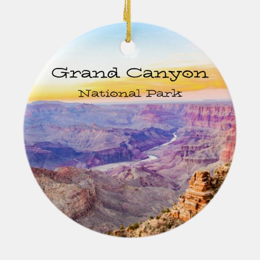 Nationaal park Grand Canyon Keramisch Ornament (Achterkant)