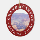 Nationaal park Grand Canyon Keramisch Ornament (Links)