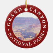 Nationaal park Grand Canyon Keramisch Ornament (Achterkant)