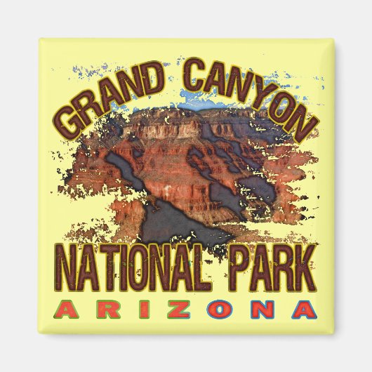 Nationaal park Grand Canyon Magneet (Voorkant)