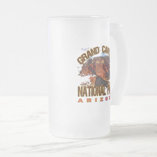 Nationaal park Grand Canyon Matglas Bierpul (Voorkant rechts)