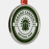 Nationaal park Grand Canyon Metalen Ornament (Rechts)