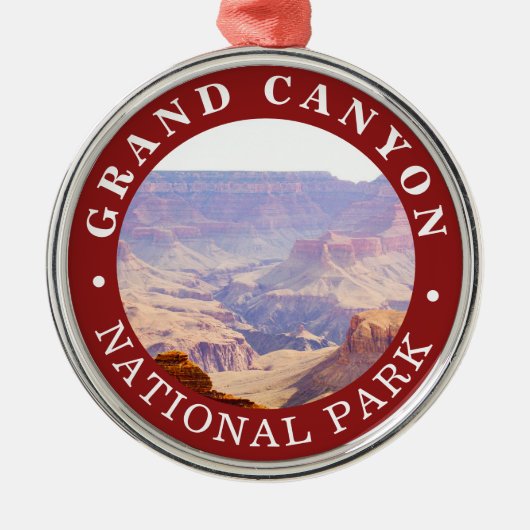 Nationaal park Grand Canyon Metalen Ornament (Voorkant)