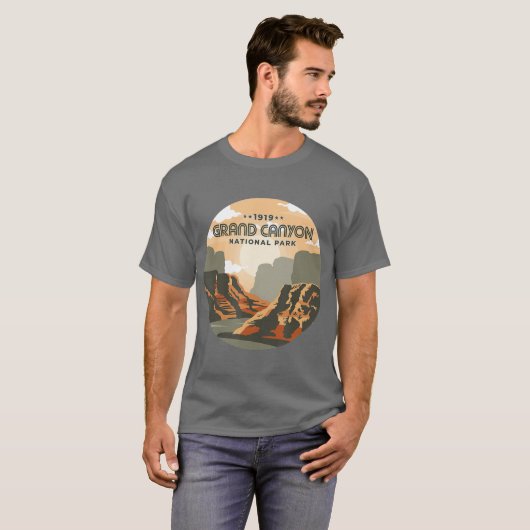 Nationaal park Grand Canyon Noordrim Arizona T-shirt (Voorkant volledig)