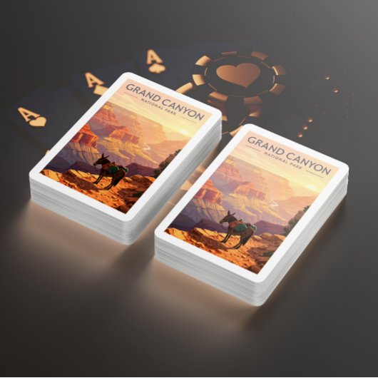 Nationaal park Grand Canyon Pokerkaarten