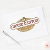 Nationaal park Grand Canyon Rechthoekige Sticker (Envelop)