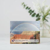 Nationaal park Grand Canyon - Regenboog Briefkaart (Staand voorkant)