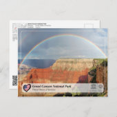 Nationaal park Grand Canyon - Regenboog Briefkaart (Voorkant / Achterkant)