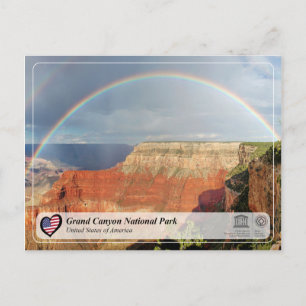 Nationaal park Grand Canyon - Regenboog Briefkaart