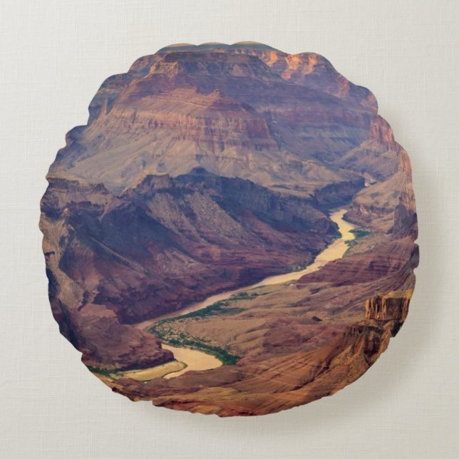 Nationaal park Grand Canyon Rond Kussen (Voorkant)
