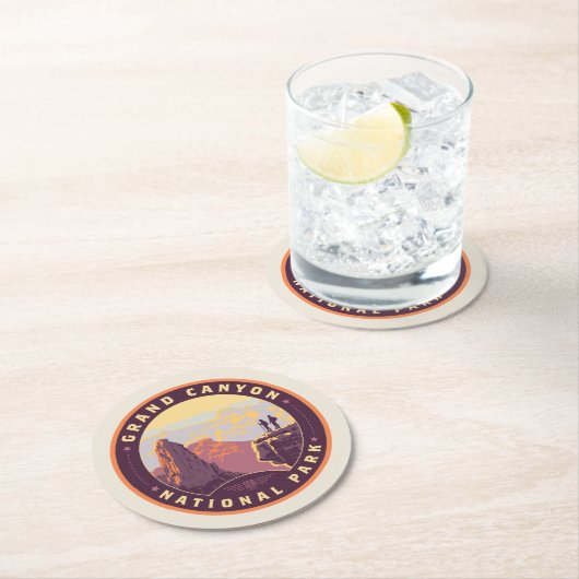 Nationaal park Grand Canyon Ronde Kartonnen Onderzetter (Insitu)