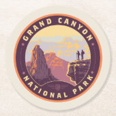 Nationaal park Grand Canyon Ronde Kartonnen Onderzetter (Voorkant)